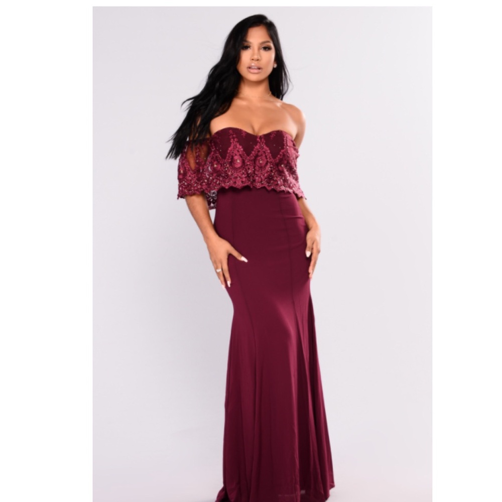 Off-the-Shoulder Semi Formal Dress